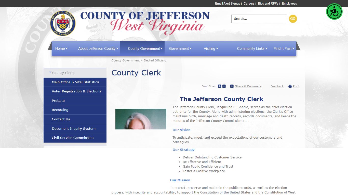 County Clerk | Jefferson County Commission, WV